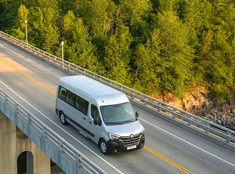 Charter van on Bridge